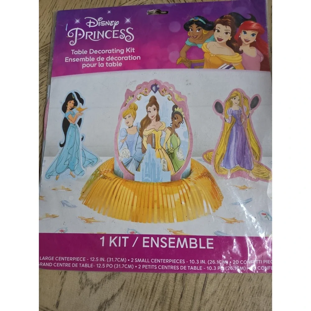 Disney Princess Birthday Party Table Decorating Kit Confetti New Centerpiece New